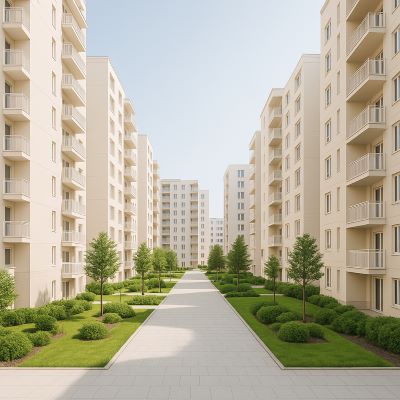 Жилые комплексы и паркинги